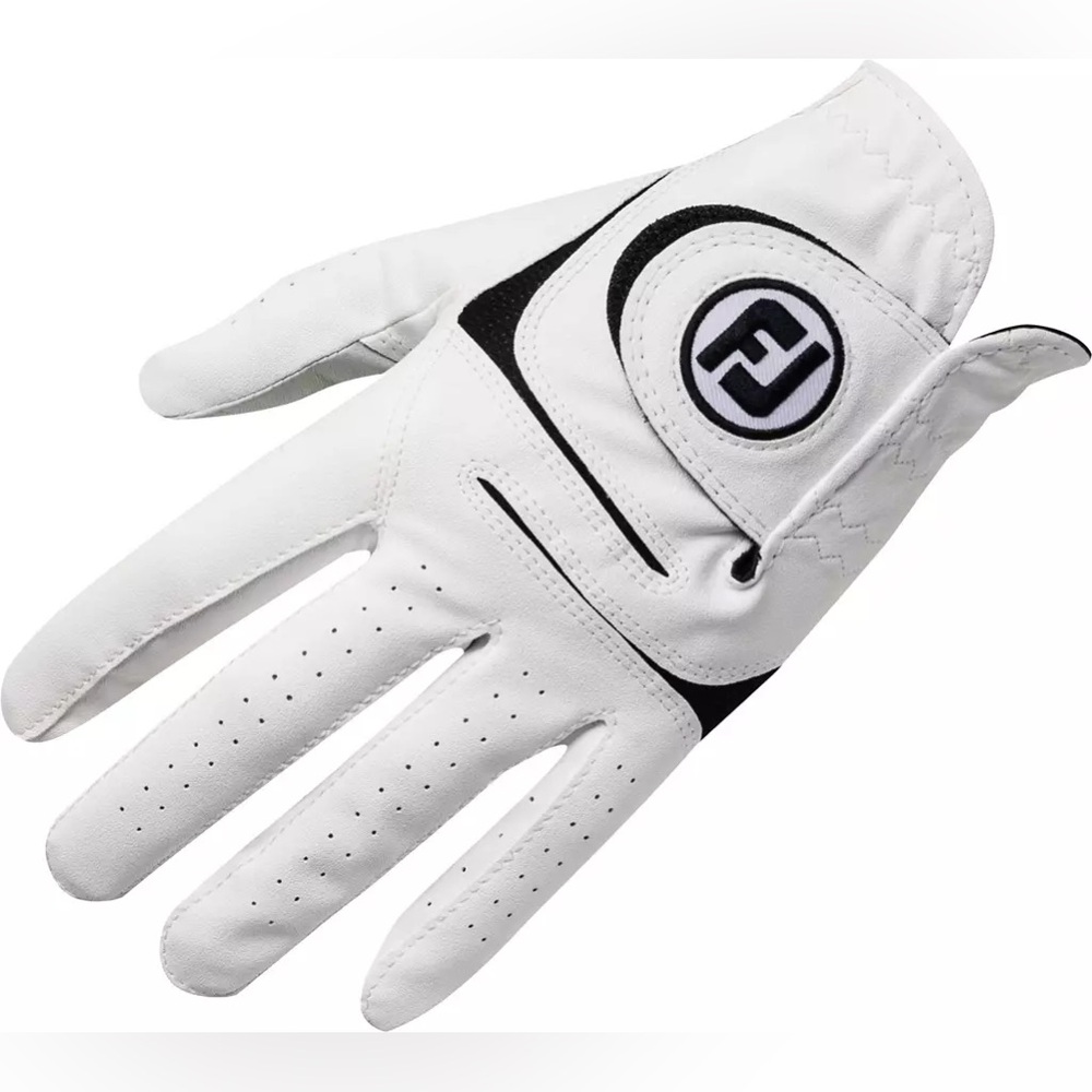 FootJoy WeatherSof Golf Glove in White, Size Left S